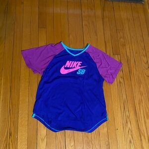 Nike Vibrant Blue and Pink One Piece Top
